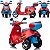 Moto Eletrica BangToys Patrulha Canina Scooter Vermelho Azul 6V - Imagem 3
