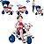 Triciclo Passeio e Pedal Bandeirante Velobaby com Capota Doggy - Imagem 4