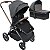 Carrinho de Bebe Passeio com Moises Chicco Mysa Black Satin - Imagem 1