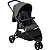 Carrinho de Bebe 3 Rodas Berço Passeio Burigotto CR3 Gray Red - Imagem 1