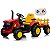 Trator Eletrico Shiny Toys JCB Fastrac 8330 12V Caçamba Controle - Imagem 1