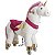 Cavalinho de Pedal Kiddo Montaria Uppi Branco Unicornio Pequeno - Imagem 1