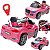 Carrinho de Passeio e Pedal Infantil Maral BM Car Rosa 30kg - Imagem 2