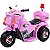 Moto Eletrica Infantil Policia Shiny Toys Motorcycle 6V Rosa - Imagem 1