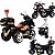 Moto Eletrica Infantil Policia Shiny Toys Motorcycle 6V Preta - Imagem 2