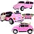 Carro Eletrico Shiny Toys Volkswagen Fusca Beetle Rosa 12V CR - Imagem 2