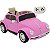 Carro Eletrico Shiny Toys Volkswagen Fusca Beetle Rosa 12V CR - Imagem 1
