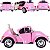 Carro Eletrico Shiny Toys Volkswagen Fusca Beetle Rosa 12V CR - Imagem 3