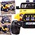 Carro Eletrico Shiny Toys Jipe Off Road 12V Amarelo Controle - Imagem 4