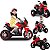 Moto Triciclo Eletrico Shiny Toys Nierle R1600 GS 6V Vermelha - Imagem 4