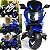 Moto Triciclo Eletrico Shiny Toys Brunte Valentina 12V Azul - Imagem 4