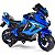 Moto Triciclo Eletrico Shiny Toys Brunte Valentina 12V Azul - Imagem 1