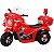 Moto Eletrica Policia Zippy Toys Motorcycle Bau 6V Vermelha - Imagem 1