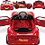 Carrinho Eletrico Zippy Toys Cars Lightning McQueen 6v Vermelho - Imagem 3