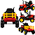 Trator Eletrico Zippy Toys JCB Fastrac 8330 12V Caçamba Controle - Imagem 2