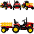 Trator Eletrico Zippy Toys JCB Fastrac 8330 12V Caçamba Controle - Imagem 3