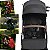 Carrinho de Bebe com Bebe Conforto e Base Kiddo Sprint II Preto - Imagem 4