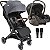 Carrinho de Bebe Compacto Bebe Conforto Kiddo Sprint II Grafite - Imagem 1