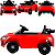 Carro Eletrico Bang Toys ALD Cabrio A1 R-Sport 12V CR Vermelho - Imagem 3