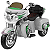 Moto Eletrica Bang Toys Road Custom Victorious Monster 12v Cinza - Imagem 1