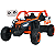 Carro Eletrico Bang Toys Maverick Turbo Buggy SR 24V CR Laranja - Imagem 1