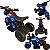 Triciclo Eletrico BangToys Minha Primeira Moto Happly Azul 6V - Imagem 2