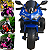 Triciclo Eletrico Bang Toys Super Moto com 3 Rodas 6V Azul - Imagem 4