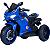 Triciclo Eletrico Bang Toys Super Moto com 3 Rodas 6V Azul - Imagem 1