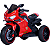 Triciclo Eletrico Bang Toys Super Moto com 3 Rodas 6V Vermelha - Imagem 1