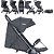 Carrinho de Bebe Passeio Compacto Kiddo Pikme Melange Preto - Imagem 3