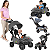 Carrinho de Passeio Bandeirante Smart Baby Comfort Grafite - Imagem 2