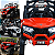 Carro Eletrico Bang Toys Jeep UTV Sport MX 12V Vermelho Controle - Imagem 4
