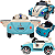 Carro Eletrico Bang Toys Fusca Beetle Classico Azul 12V Controle - Imagem 2