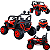 Carro Eletrico Bang Toys Jipe Z6 UTV 4x4 Controle 12V Vermelho - Imagem 2