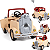 Carrinho de Passeio e Pedal Infantil Calesita Calhambek Classic - Imagem 2