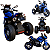 Moto Eletrica Bandeirante Adventure Nierle R1600GS 12V Azul - Imagem 2