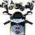 Moto Eletrica Infantil Bandeirante GT Concept Speed 12V Cinza - Imagem 3
