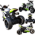 Moto Eletrica Infantil Bandeirante GT Concept Speed 12V Cinza - Imagem 2