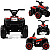 Quadriciclo Eletrico Bandeirante Mini ATV Sport 105 6V Vermelho - Imagem 2