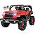 Carro Eletrico Zippy Toys Jeep Wrangler Rubicon 12V CR Vermelho - Imagem 1