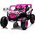 Carro Eletrico Bang Toys Maverick Buggy CAN-AM R3 12V CR Rosa - Imagem 1