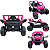 Carro Eletrico Bang Toys Maverick Buggy CAN-AM R3 12V CR Rosa - Imagem 2