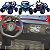Carro Eletrico Bang Toys Jipe Z6 UTV 4x4 12V CR 2 Lugares Azul - Imagem 3