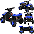 Quadriciclo Eletrico Infantil Zippy Toys ATV Super 6V Azul - Imagem 2