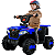 Quadriciclo Eletrico Infantil Zippy Toys ATV Super 6V Azul - Imagem 1