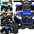 Quadriciclo Eletrico Infantil Zippy Toys ATV Super 6V Azul - Imagem 4