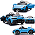 Carro Eletrico Zippy Toys Maserati Cielo MC20 Controle 12V Azul - Imagem 2