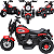 Mini Moto Eletrica Infantil Zippy Toys Harley 6V Vermelha - Imagem 3