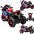 Mini Moto Eletrica Zippy Toys Honda CBR Fireblade Vermelha 6V - Imagem 2