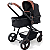 Carrinho de Bebe Galzerano Ivy Berço Passeio Moises Black - Imagem 1